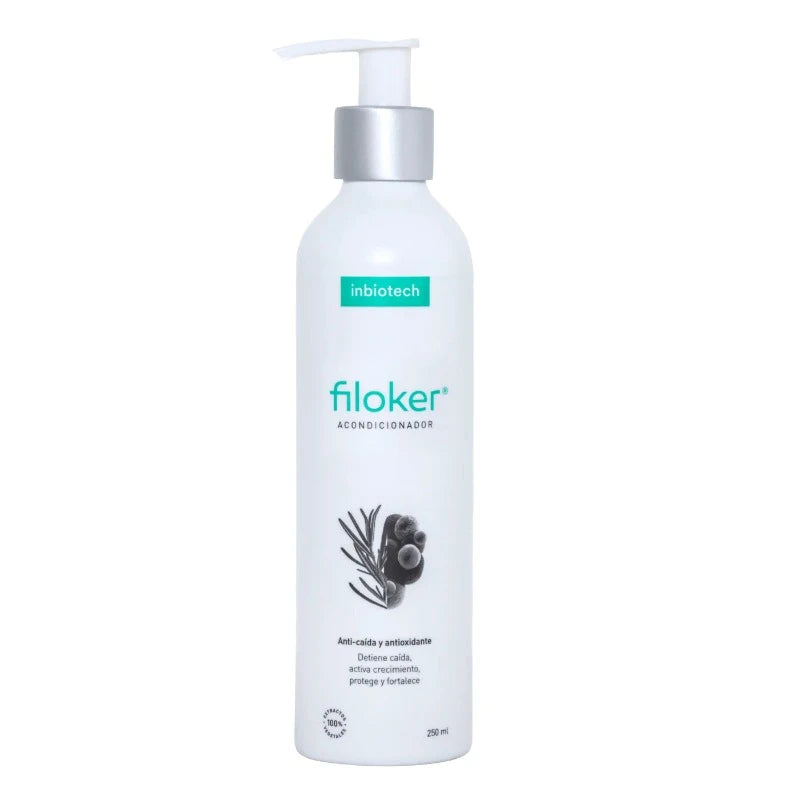 INBIOTECH FILOKER ACONDICIONADOR ANTICAIDA Y ANTIOXIDANTE 250mL