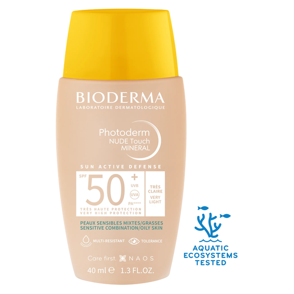 BIODERMA PHOTODERM NUDE TOUCH MINERAL MUY CLARO SPF50 40ML