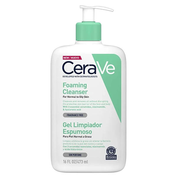 CERAVE GEL LIMPIADOR ESPUMOSO 236ML