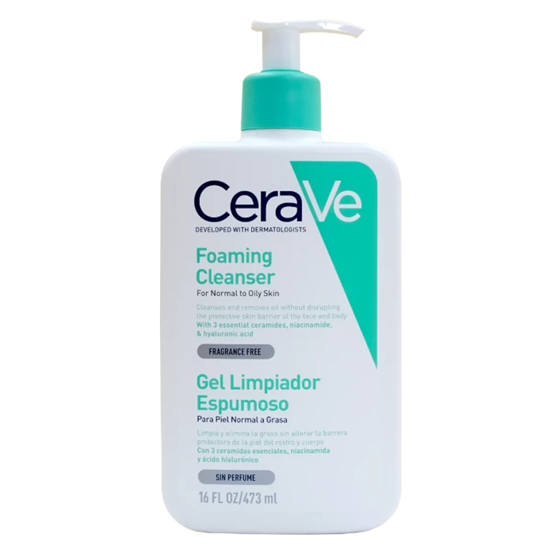 CERAVE GEL LIMPIADOR ESPUMOSO 473 ML