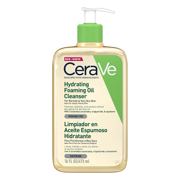 CERAVE LIMPIADOR EN ACEITE ESPUMOSO HIDRATANTE 473 ML