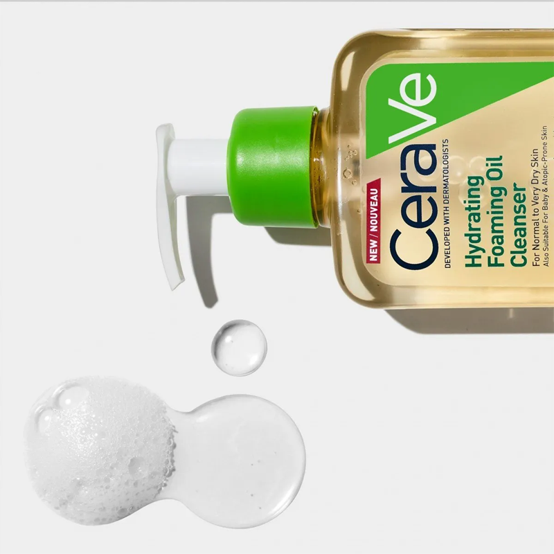 CERAVE LIMPIADOR EN ACEITE ESPUMOSO HIDRATANTE 473 ML