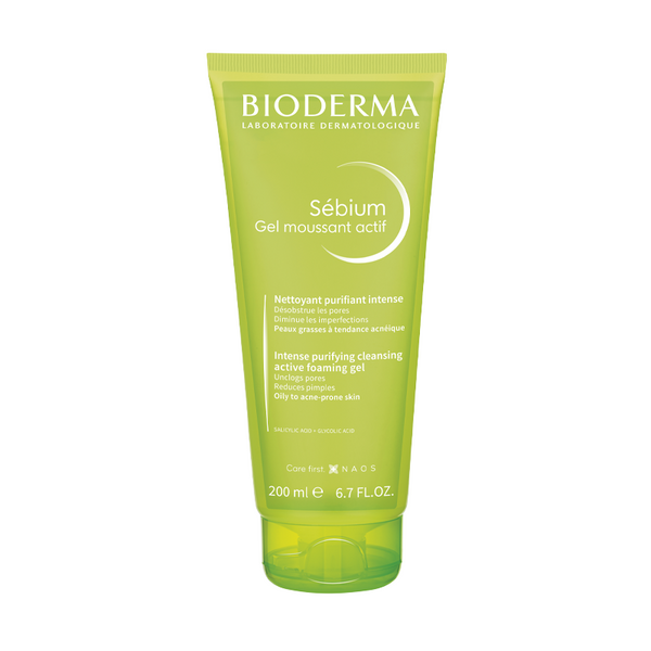 BIODERMA SÉBIUM GEL MOUSSANT ACTIF 200 ML