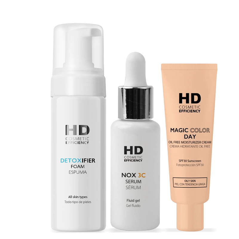 HD COSMETIC TRÍO RUTINA RÁPIDA DE LIMPIEZA