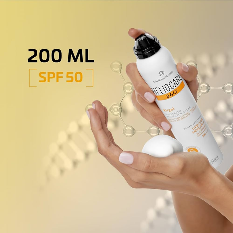 HELIOCARE 360º AIRGEL ESPUMA REFRESCANTE CORPORAL SPF50+ 200 ML